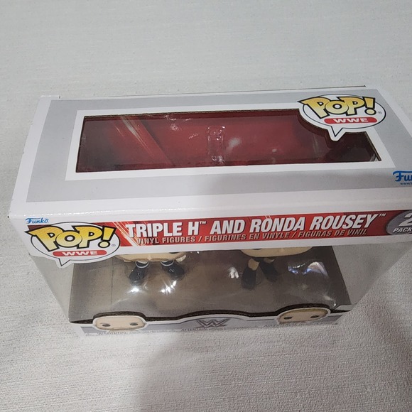 TRIPLE H AND RONDA ROUSEY FUNKO POP 2 PACK WWE - Picture 4 of 6